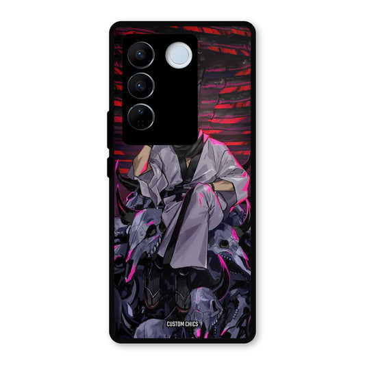 Curse King Vivo V27 Pro Mobile Back Cover - Anime PrintShield Case