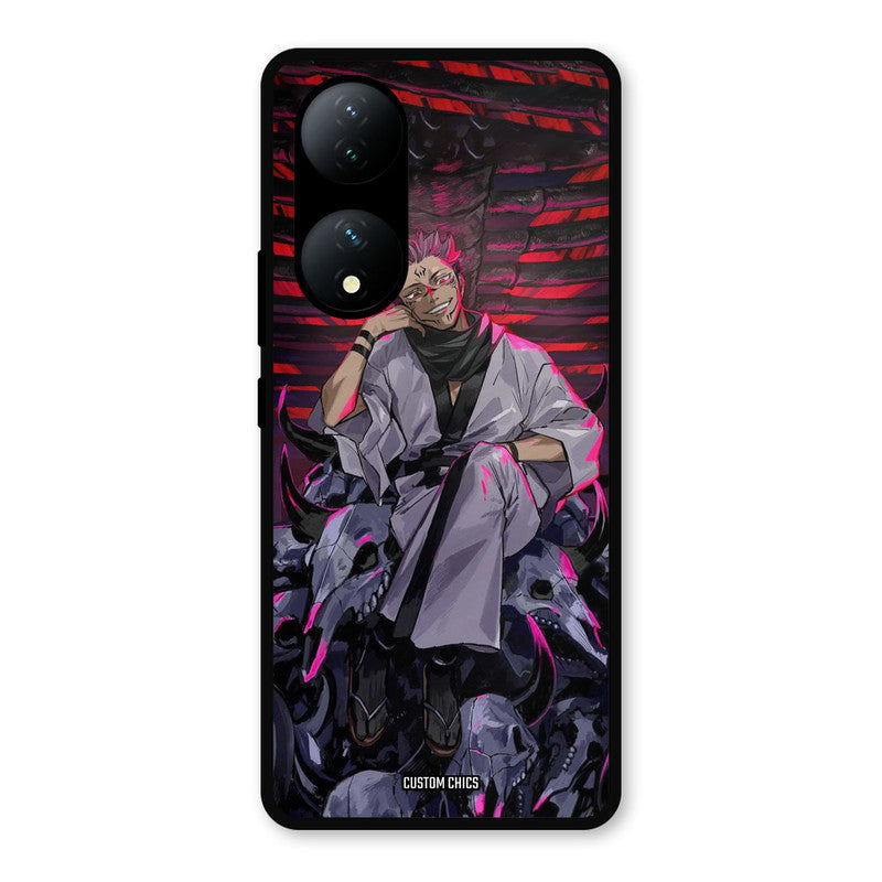 Curse King Vivo Y100 Mobile Back Cover - Anime PrintShield Case