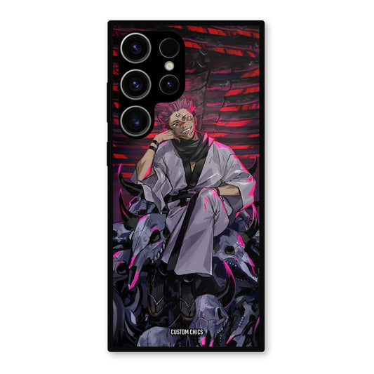 Curse King Samsung Galaxy S23 Ultra Mobile Back Cover - Anime PrintShield Case