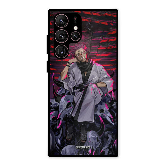 Curse King Samsung Galaxy S22 Ultra Mobile Back Cover - Anime PrintShield Case