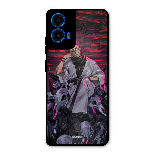 Curse King Moto G45 Mobile Back Cover - Anime PrintShield Case