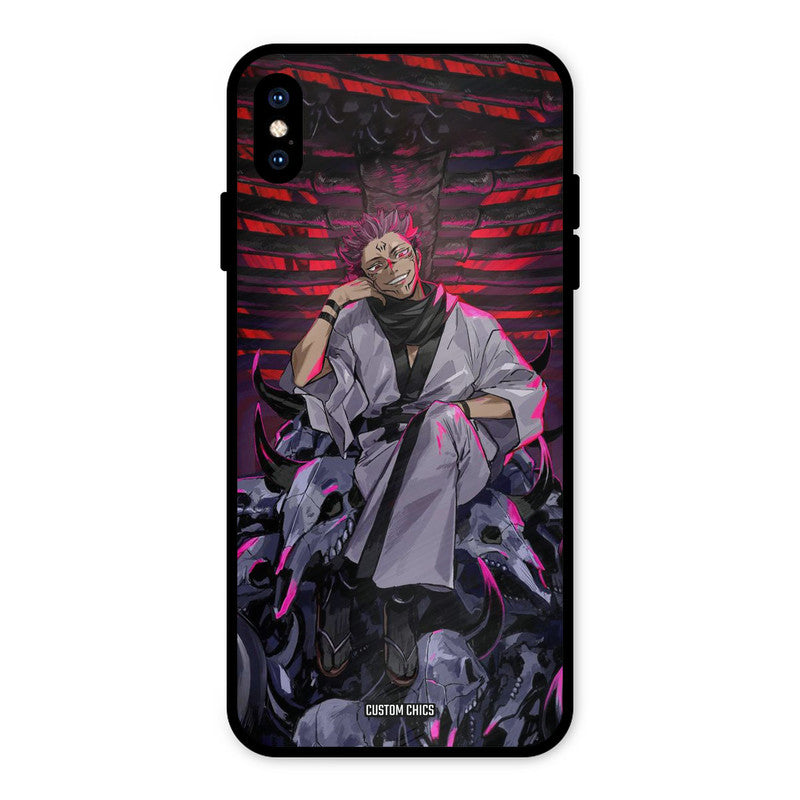 Curse King iPhone XS Max Mobile Back Cover - Anime PrintShield Case