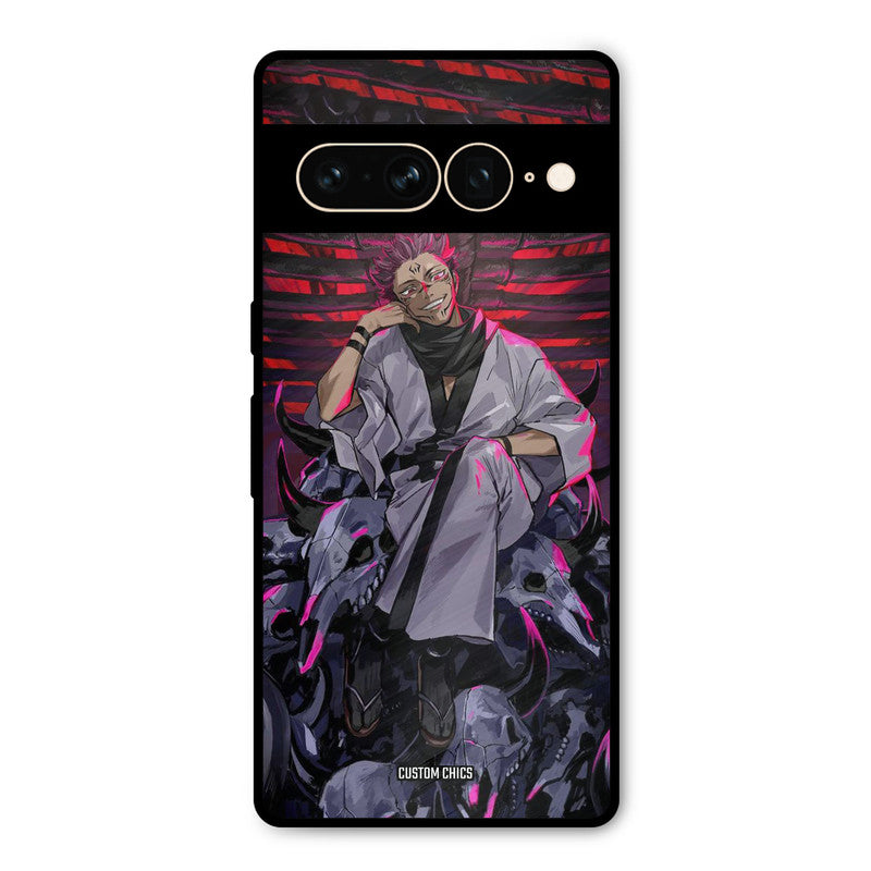 Curse King Google Pixel 7 Pro Mobile Back Cover - Anime PrintShield Case