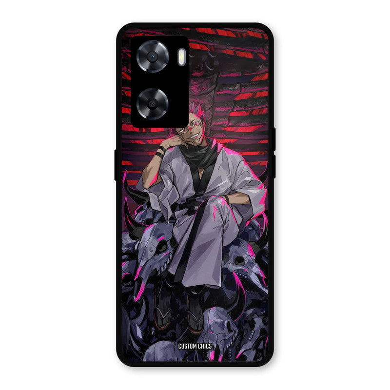 Curse King Oppo A57 2022 Mobile Back Cover - Anime PrintShield Case
