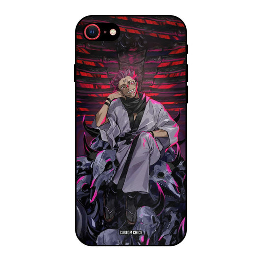 Curse King iPhone SE 2020 Mobile Back Cover - Anime PrintShield Case