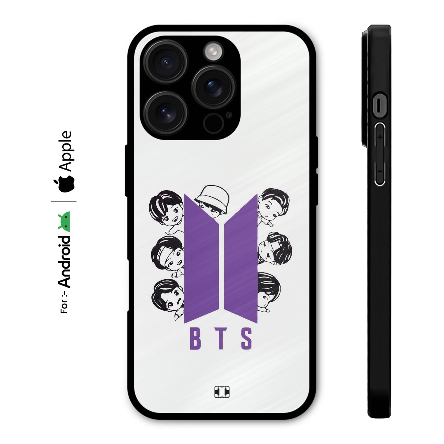 Cute BTS Illustration Case – Premium PrintShield Mobile Cover