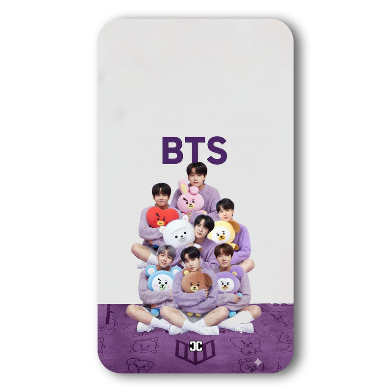 Cute BTS With Teddy Case – Premium PrintShield Mobile Cover