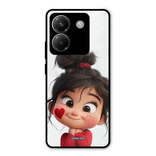 Cute Baby Girl Poco M7 Pro Mobile Back Cover - Cute PrintShield Case