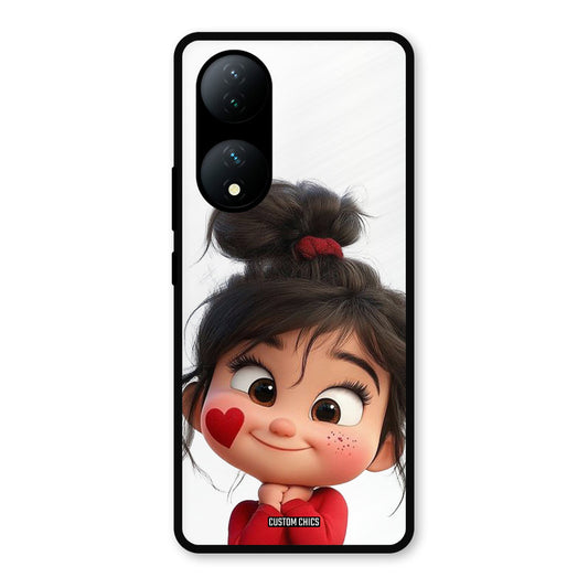 Cute Baby Girl Vivo Y100 Mobile Back Cover - Cute PrintShield Case