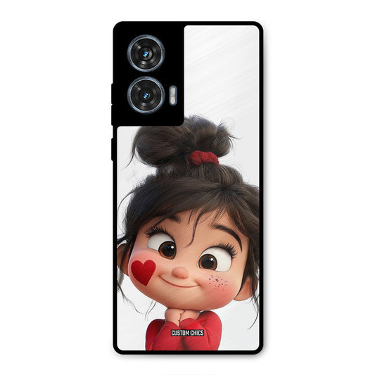 Cute Baby Girl Moto G96 Mobile Back Cover - Cute PrintShield Case