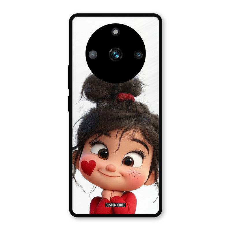 Cute Baby Girl Realme 11 Pro Plus Mobile Back Cover - Cute PrintShield Case