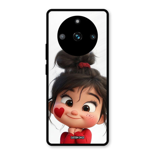Cute Baby Girl Realme 11 Pro Plus Mobile Back Cover - Cute PrintShield Case