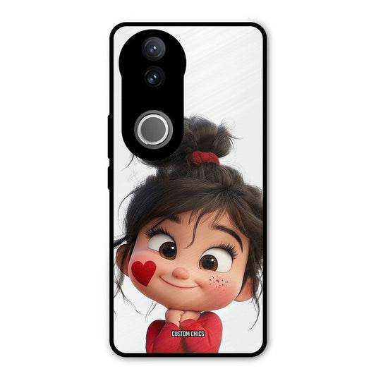 Cute Baby Girl iQOO Z10R Mobile Back Cover - Cute PrintShield Case