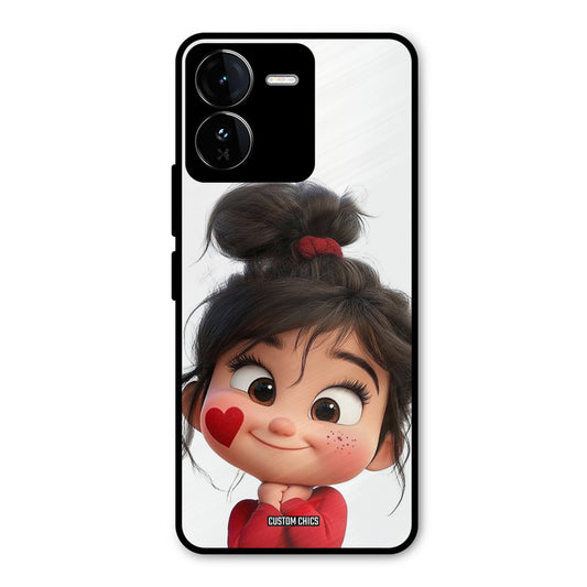 Cute Baby Girl iQOO Z9 Mobile Back Cover - Cute PrintShield Case