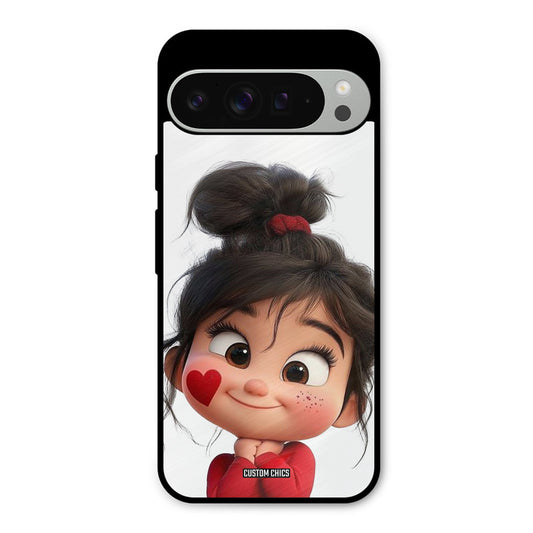 Cute Baby Girl Google Pixel 9 Pro XL Mobile Back Cover - Cute PrintShield Case
