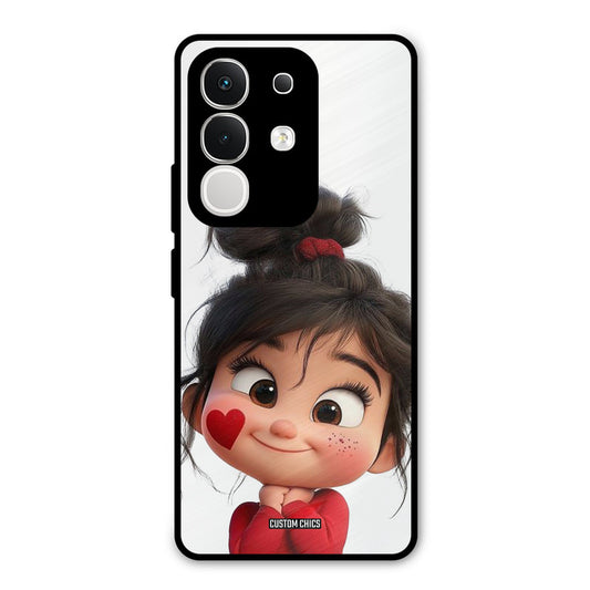 Cute Baby Girl Vivo T4x Mobile Back Cover - Cute PrintShield Case