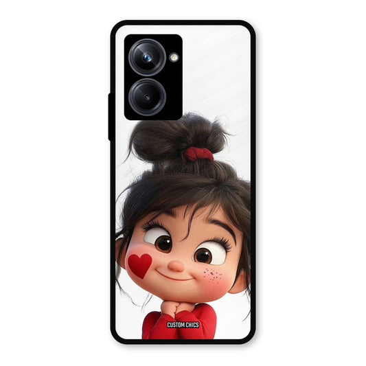 Cute Baby Girl Realme 10 Pro Mobile Back Cover - Cute PrintShield Case