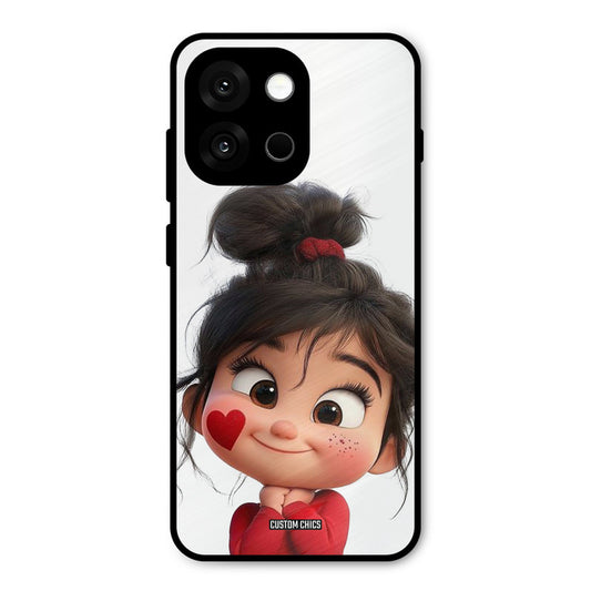 Cute Baby Girl Oneplus 13s Mobile Back Cover - Cute PrintShield Case