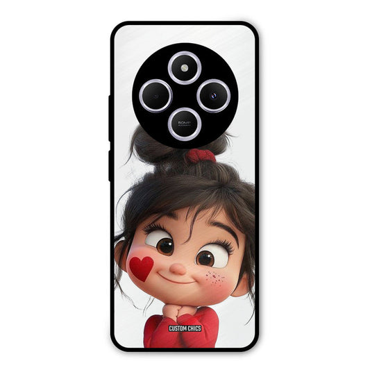 Cute Baby Girl Poco M7 Mobile Back Cover - Cute PrintShield Case