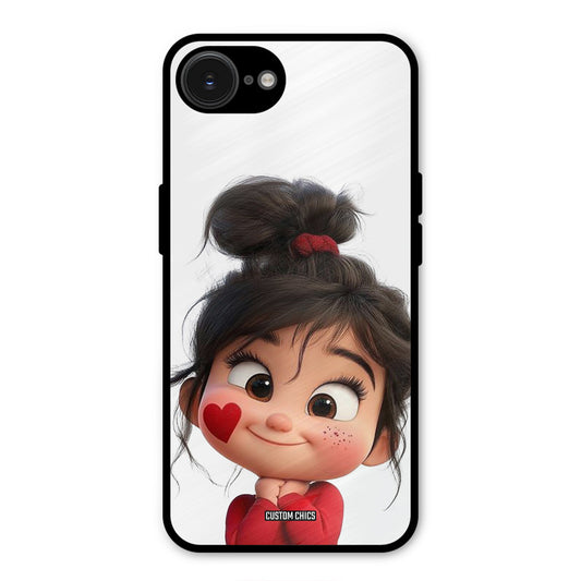 Cute Baby Girl iPhone 16e Mobile Back Cover - Cute PrintShield Case