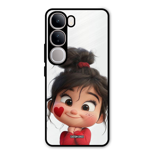 Cute Baby Girl Vivo Y300 Mobile Back Cover - Cute PrintShield Case