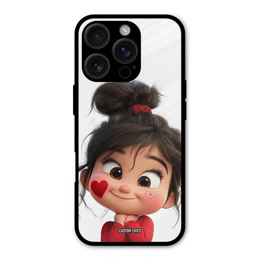 Cute Baby Girl iPhone 16 Pro Max Mobile Back Cover - Cute PrintShield Case