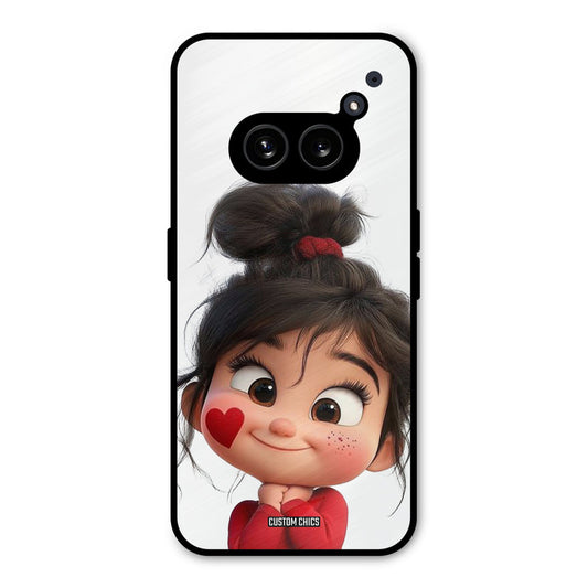 Cute Baby Girl Nothing Phone 2a Mobile Back Cover - Cute PrintShield Case