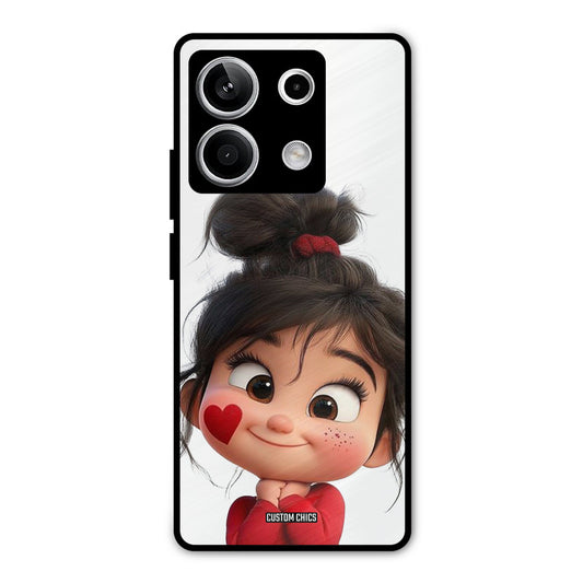 Cute Baby Girl Redmi Note 13 5G Mobile Back Cover - Cute PrintShield Case