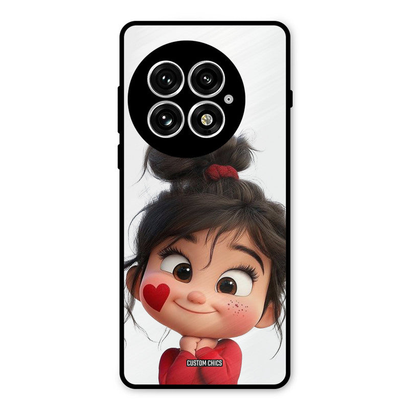 Cute Baby Girl Oneplus 13 Mobile Back Cover - Cute PrintShield Case