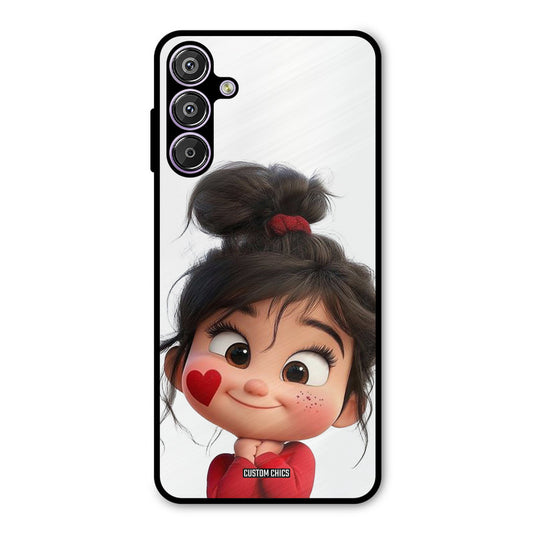 Cute Baby Girl Samsung Galaxy M15 Mobile Back Cover - Cute PrintShield Case