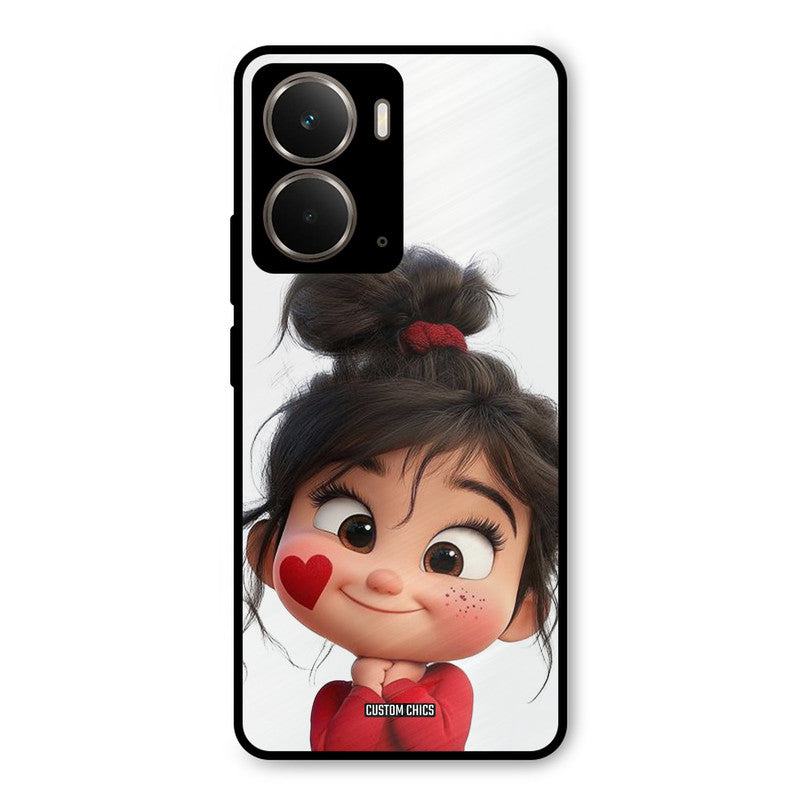 Cute Baby Girl Realme P3 Mobile Back Cover - Cute PrintShield Case