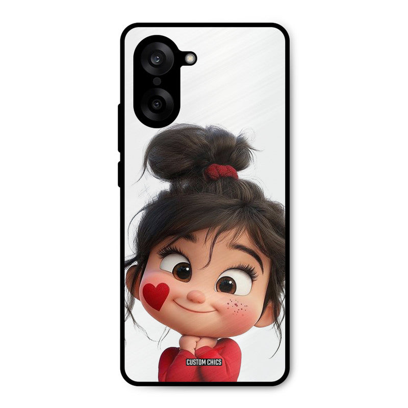 Cute Baby Girl Oneplus Nord CE5 Mobile Back Cover - Cute PrintShield Case