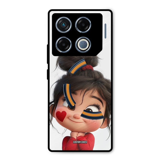 Cute Baby Girl Infinix GT 20 Pro Mobile Back Cover - Cute PrintShield Case