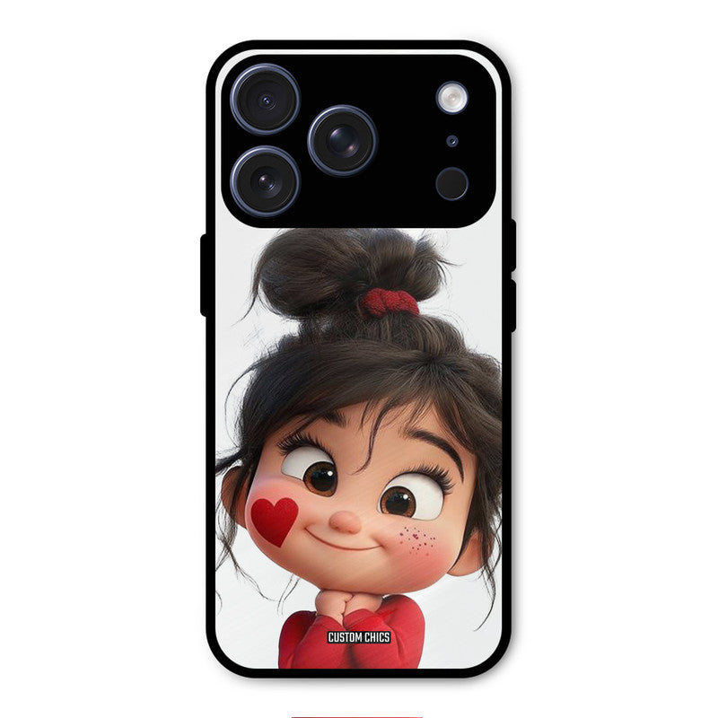 Cute Baby Girl iPhone 17 Pro Mobile Back Cover - Cute PrintShield Case