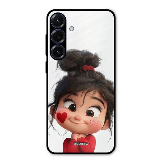 Cute Baby Girl Samsung Galaxy S25 Plus Mobile Back Cover - Cute PrintShield Case