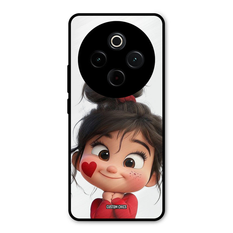 Cute Baby Girl iQoo Z10 Mobile Back Cover - Cute PrintShield Case