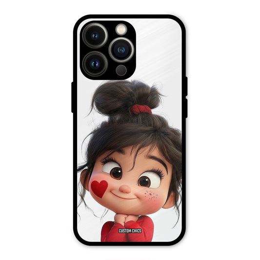 Cute Baby Girl iPhone 13 Pro Max Mobile Back Cover - Cute PrintShield Case