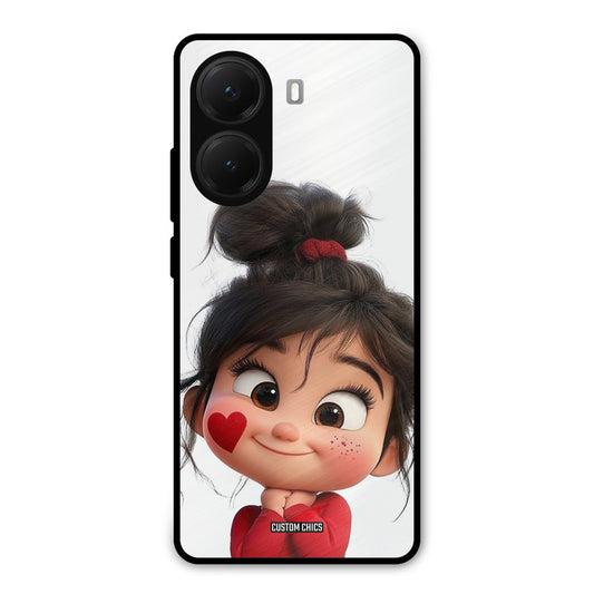 Cute Baby Girl Poco X7 Pro Mobile Back Cover - Cute PrintShield Case