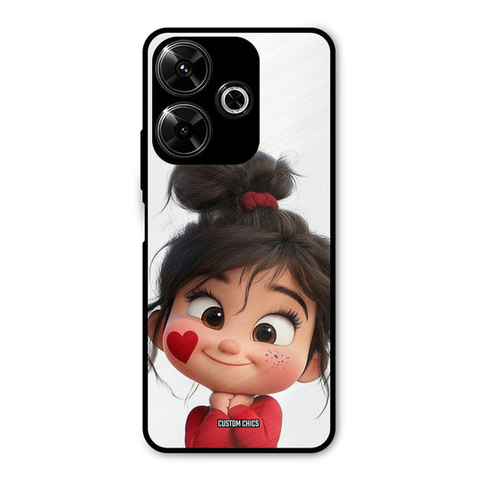 Cute Baby Girl Redmi 13 5G Mobile Back Cover - Cute PrintShield Case