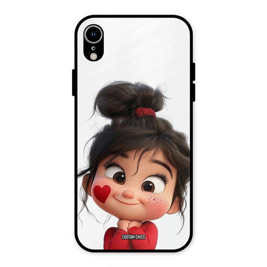 Cute Baby Girl iPhone XR Mobile Back Cover - Cute PrintShield Case