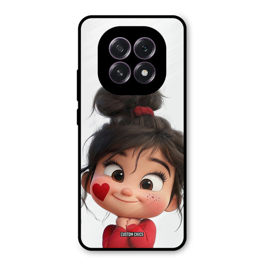 Cute Baby Girl Oppo F29 Mobile Back Cover - Cute PrintShield Case