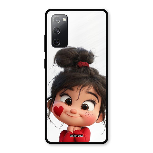 Cute Baby Girl Samsung Galaxy S20 FE Mobile Back Cover - Cute PrintShield Case