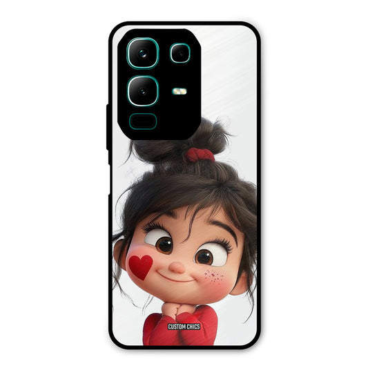 Cute Baby Girl Infinix Note 50x Mobile Back Cover - Cute PrintShield Case
