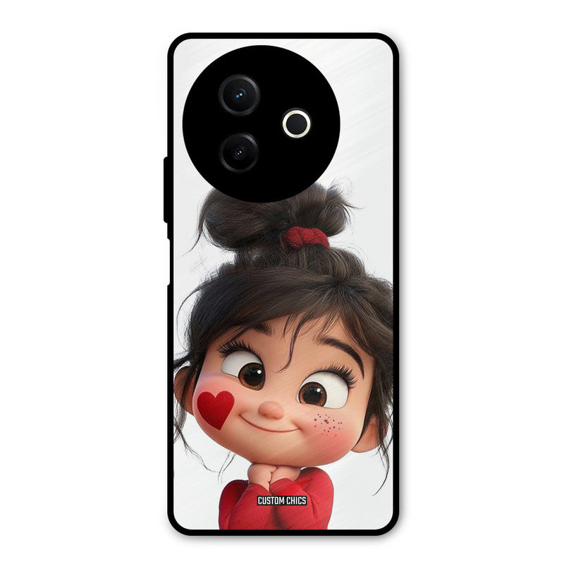 Cute Baby Girl Vivo Y39 Mobile Back Cover - Cute PrintShield Case