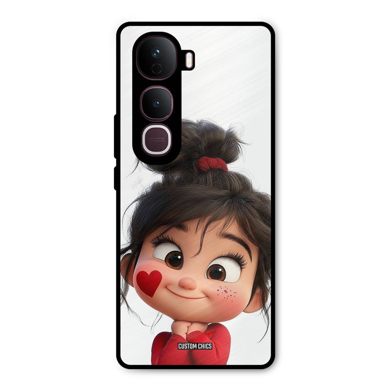 Cute Baby Girl Vivo Y400 Pro Mobile Back Cover - Cute PrintShield Case