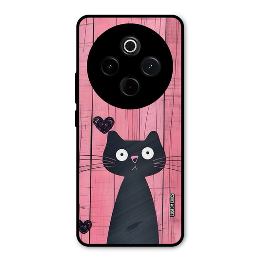 Cute Black Cat iQoo Z10 Mobile Back Cover - Cute PrintShield Case