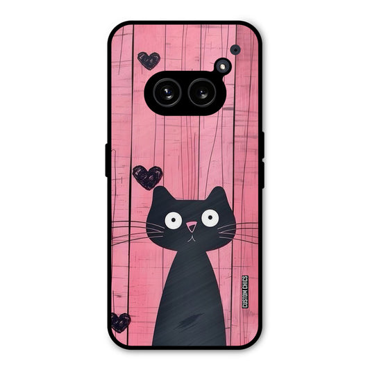 Cute Black Cat Nothing Phone 2a Mobile Back Cover - Cute PrintShield Case