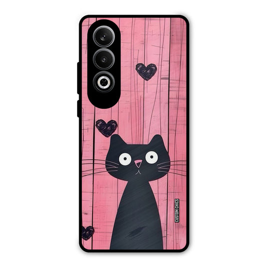 Cute Black Cat OnePlus Nord CE4 Mobile Back Cover - Cute PrintShield Case