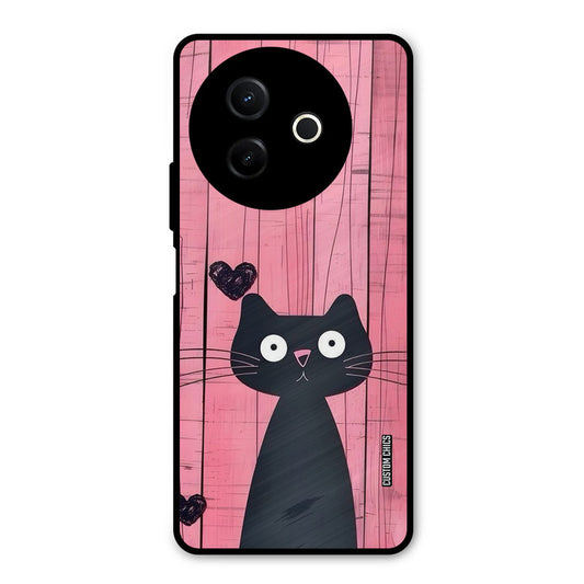 Cute Black Cat Vivo Y39 Mobile Back Cover - Cute PrintShield Case