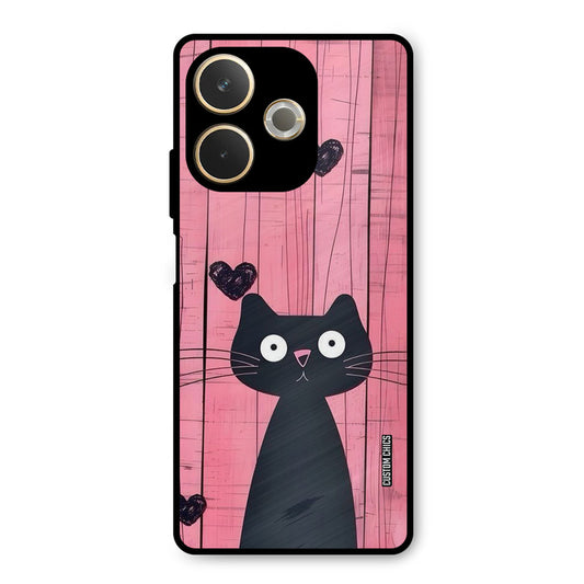 Cute Black Cat Oppo A5 Pro Mobile Back Cover - Cute PrintShield Case